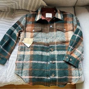 Aritzia 'Ganna' Wool Shirt Jacket NWT medium